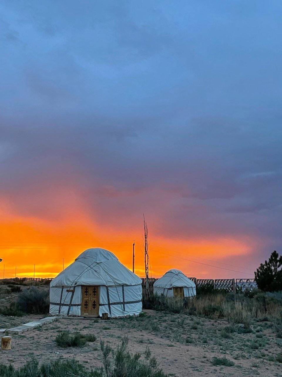 Bed and Breakfast Agat Yurt Camp Kaji-Say Exterior foto